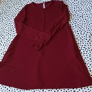 Red Dress with Pockets
